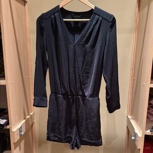 Black Long Sleeve Romper